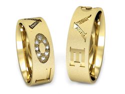 Obrączki z brylantami żółte zloto 585 14k - P64190T144zms