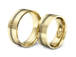 Obrączki z diamentem złote żółte złoto 14k - P65170353z