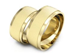 Obrączki żółte złoto obrączki klasyczne 585 - P80110T138zms