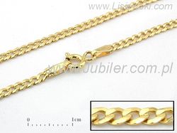 Złoty Łańcuszek żółte złoto 585 - pancerkamagic016045