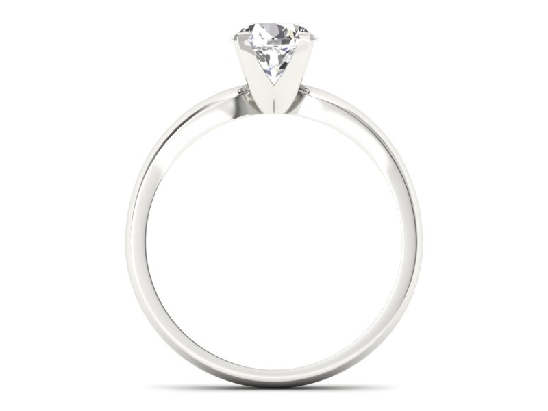 Pierścionek zaręczynowy z palladu z brylantem - pll_w0006br_VS_G - 2