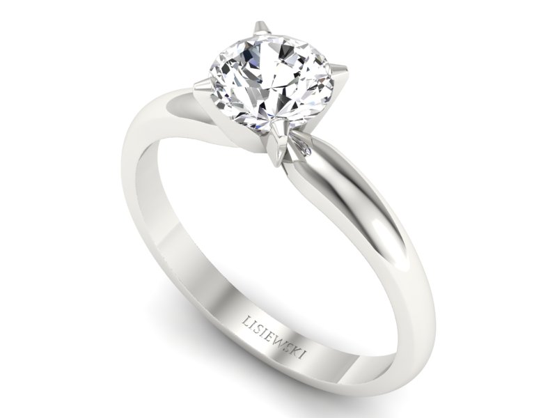 Pierścionek zaręczynowy z palladu z brylantem - pll_w0006br_VS_G - 3