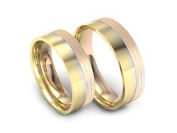 Obrączki żółte złoto obrączki klasyczne 585 - PP60145318z