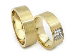 Obrączki z brylantami żółte złoto 585 - s304_20g_013ct_o