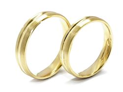 Obrączki żółte złoto obrączki klasyczne 585 - s45160220z