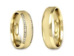 Obrączki z diamentami soczewkowe obrączki - S50135T52zms