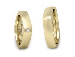 Obrączki z brylantami złote żółte złoto 14k - S50140T48zmp