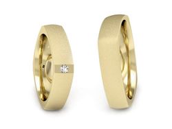 Obrączki z brylantami złote żółte złoto 14k - S50140T48zms