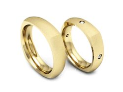 Obrączki z brylantami złote żółte złoto 14k - S50150T61zms