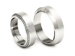 Obrączki z diamentami soczewkowe białe 585 - S50200T46bmp