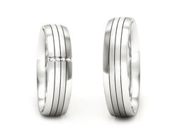 Obrączki z białego złota z diamentami złote - s52180401bmp
