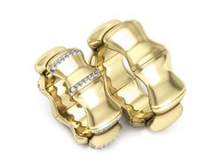 Obrączki zlote z diamentami złote obrączki - S81330T94z