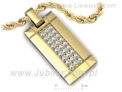 Niesamowity złoty Wisiorek z brylantami złoto 585 - W15184z