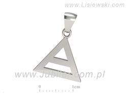 Złoty wisiorek zawieszka białe złoto próby 585 - w15354b
