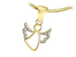 Aniołek w złocie - delikatna elegancja Lisiewski - W15572zc
