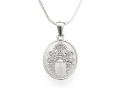 Wisiorek z herbem ekskluzywna biżuteria heraldyczna - w2031b