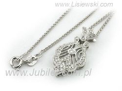 Złota zawieszka Wisiorek z brylantami - wis_lan_bry_032_750
