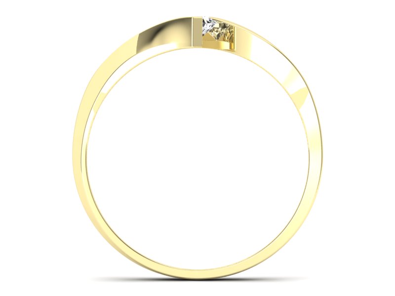 Pierścionek zaręczynowy z diamentem - z1346br_SI_I - 2