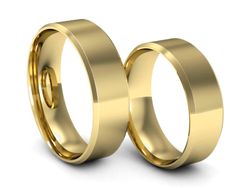 Złote Obrączki żółte złoto obrączki klasyczne 585 - zo420d2z
