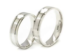 Obrączki białe złoto obrączki klasyczne - zo430b2d_45mmp