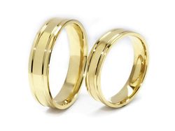 Obrączki ślubne żółte złoto obrączki klasyczne 585 - zo500