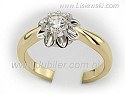 Pier�cionek z diamentem.
